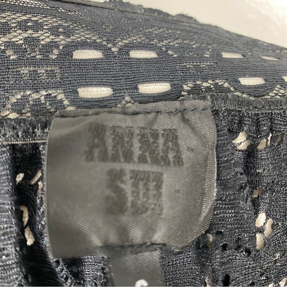 Anne Sui stretch lace eyelet mini dress Y2K 90s size Small - Picture 10 of 10